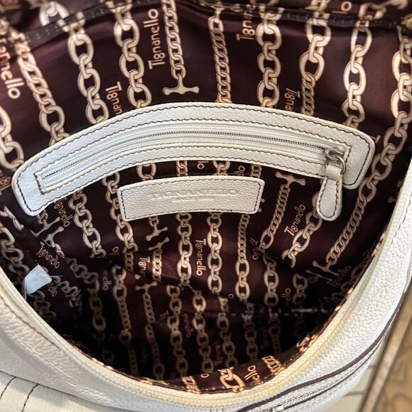 Tiganello Pebbled Leather Organizer Backpack